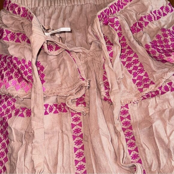 Free People Wild Romance Embroidered Midi Dress - Size Large - Picture 4 of 10